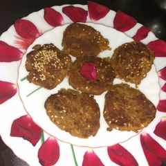 A picture of Arisha pitha (less oil).