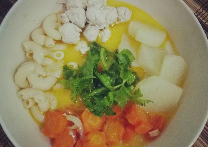 Cara Gampang Menyiapkan Sup Sehat Bola Ayam Mini Istimewa, Enak