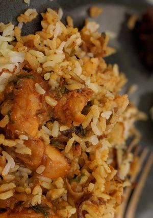 A picture of Prawn Pulao.
