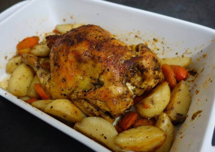 Full roast chicken