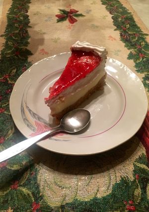 Φωτογραφία της συνταγής Cheesecake με περίσσευμα τσουρεκιού