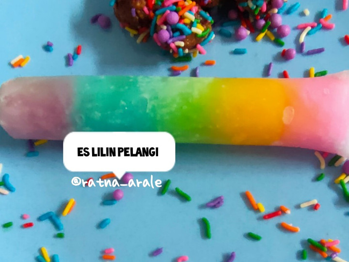 Bagaimana Menyiapkan Es lilin pelangi, Enak Banget