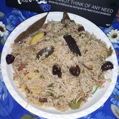 Spicy white pulao A picture of Spicy white pulao.