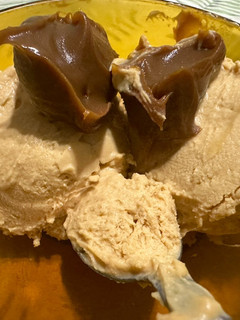Una foto de Helado de dulce de leche