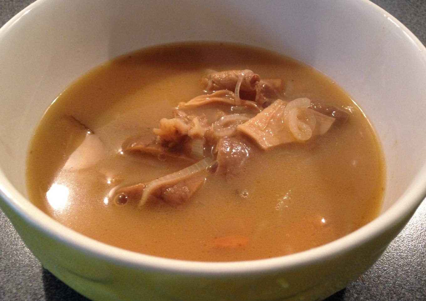 Beef Bone Broth with Wild Mushrooms