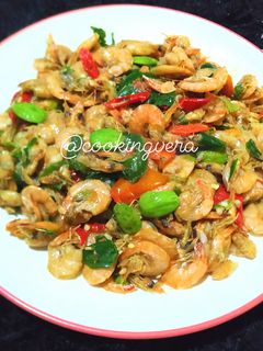 Foto resep Tumis Udang Pete Cabe Ijo