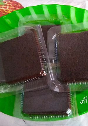 Foto resep Brownies Coklat Kukus (aroma blueberry)