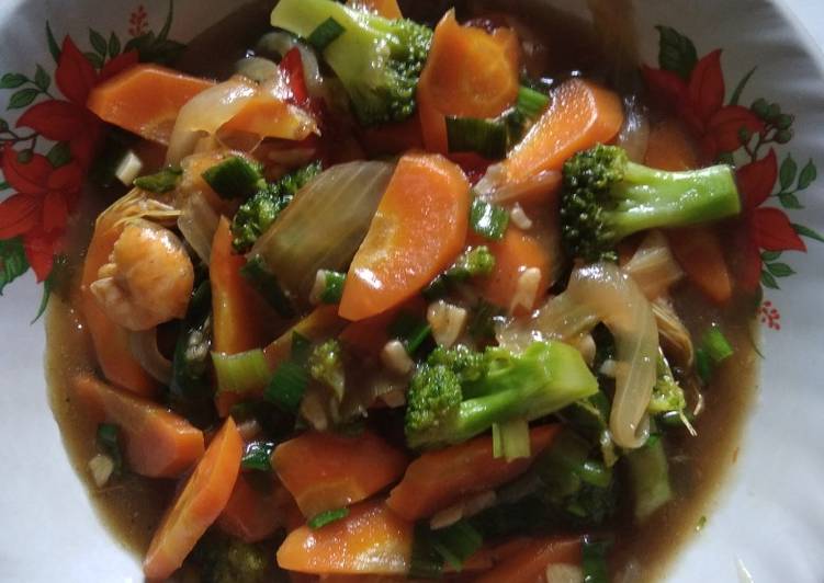 Resep Cah brokoli udang yang Bikin Ngiler