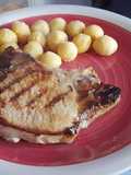 Chuleta de cerdo a la Mostaza