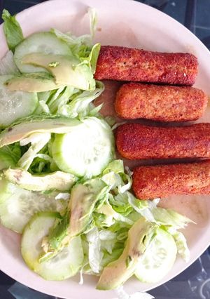 Una foto de Croquetas de papa y atún