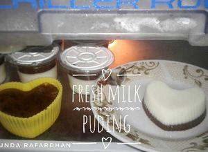 Foto resep Fresh milk puding