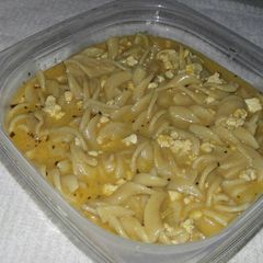 Rotini and Cheese (Lactose intollerant friendly) A picture of Rotini and Cheese (Lactose intollerant friendly).