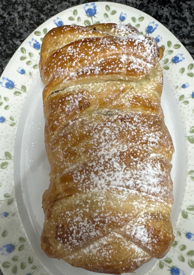 Una foto de 616. Trenza de chocolate (postre)