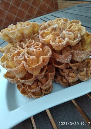 Una foto de Flores de esponja