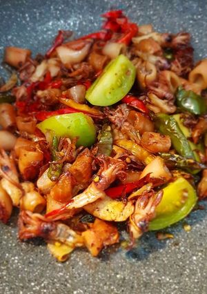 Foto resep Oseng Mercon Cumi Asin