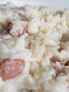 Una foto de Arroz con bechamel