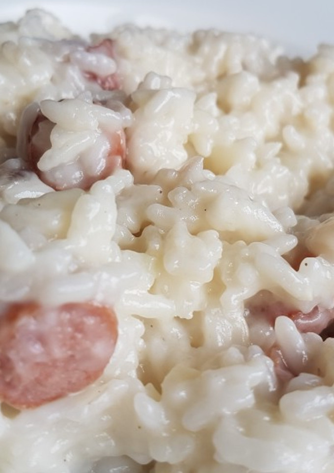 Una foto de Arroz con bechamel