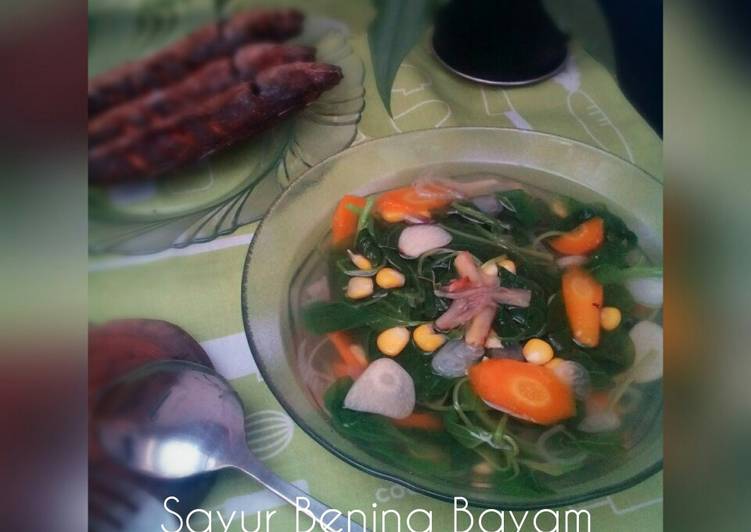 Kiat Kiat Memasak Sayur Bening Bayam Bumbu Temukunci Sedap Resep Us