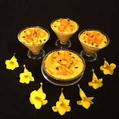 A picture of Mango Custard.