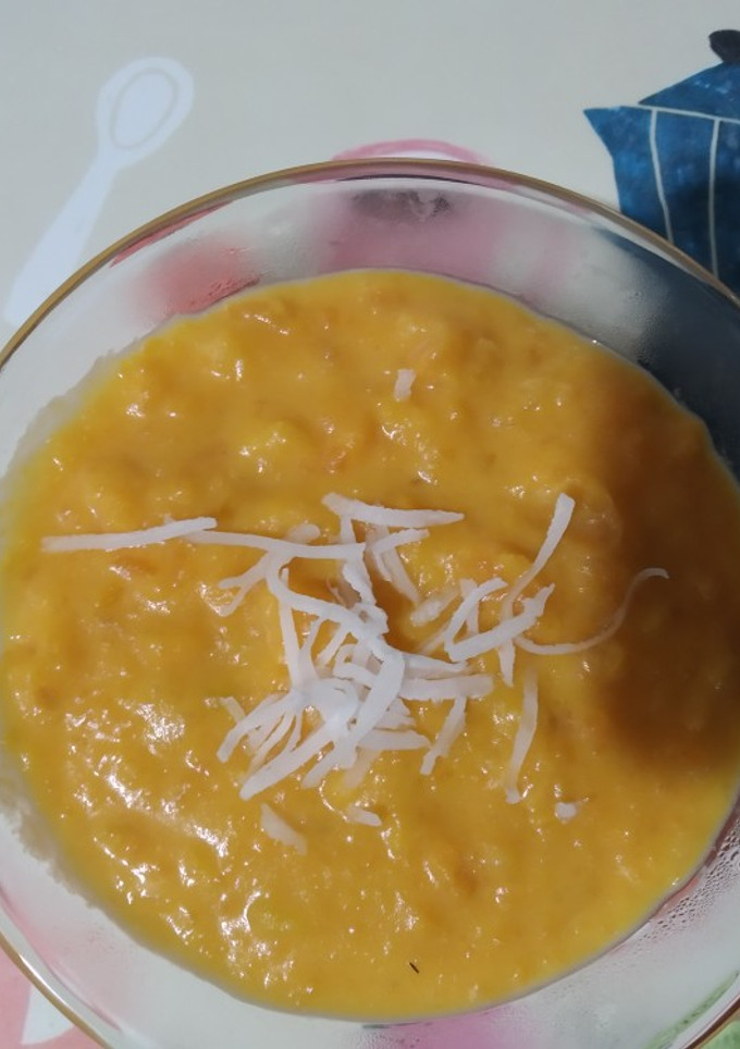 Una foto de Dulce de camote con leche 😋🥛