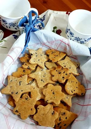 Foto di Biscotti al malto d’orzo con gocce di cioccolato