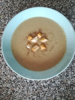 Una foto de Crema de champiñones