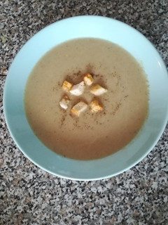 Una foto de Crema de champiñones
