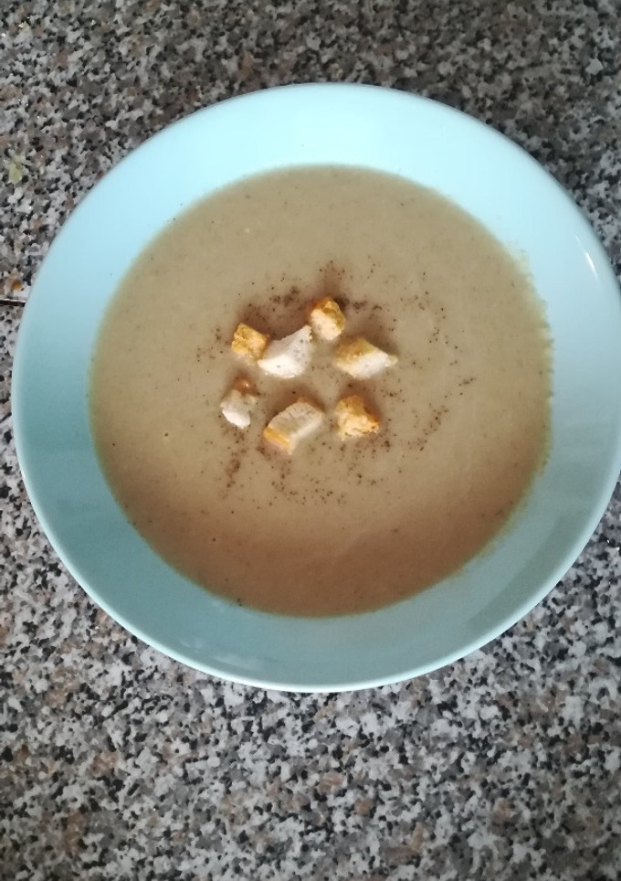 Una foto de Crema de champiñones
