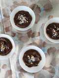 Mousse de algarroba vegano