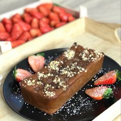A picture of Sugar-free Banana Protein Brownie.