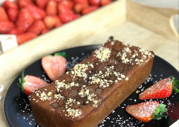 Recipe of Super Quick Homemade Sugar-free Banana Protein Brownie