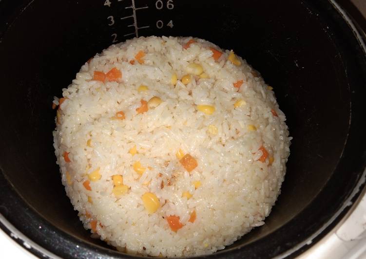 Cara Membuat Nasi Mentega Rice Cooker Yang Gurih