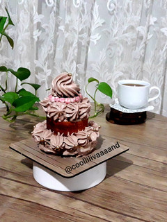 عکسی از دستور مینی کیک سه طبقه