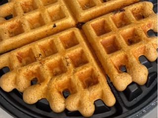 Protein Pumpkin Spice Waffles
