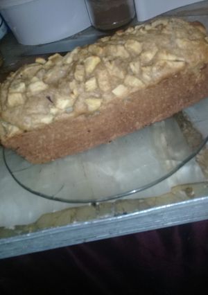 Una foto de Budín integral de manzana