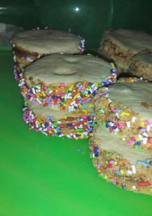 Una foto de Alfajores de maicena riquísimo😍😍