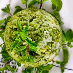 A picture of Pudina rice.
