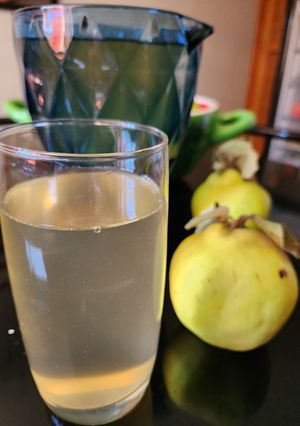 Una foto de Jugo de membrillo