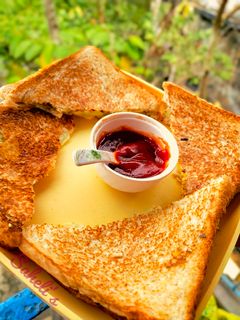 চীজ এগ স্যান্ডউইচ(Cheese Egg Sandwich recipe in Bengali) রেসিপির প্রধান ছবি