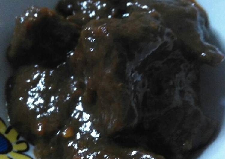 Krengsengan Daging