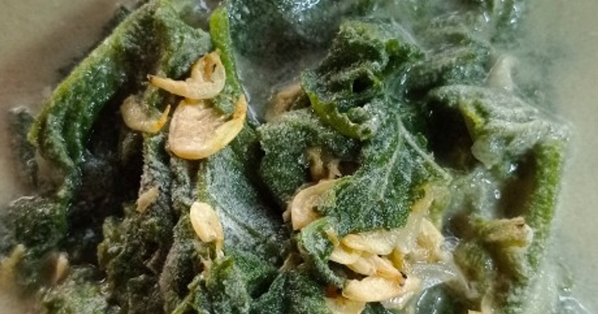 Resep Bobor Daun Pucuk Labu oleh maria dian andriana - Cookpad