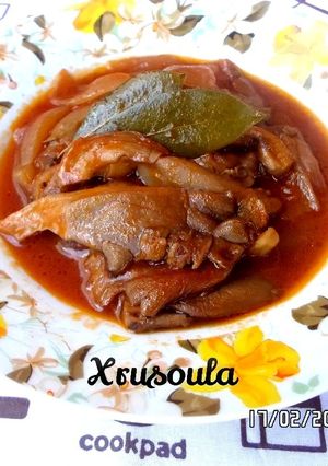 Φωτογραφία της συνταγής Στιφάδο με μανιτάρια πλευρώτους