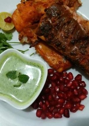 A picture of Grilled Tikka Fish ❤🔥🐟.