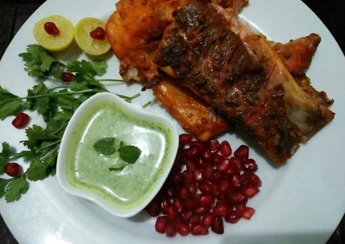Grilled Tikka Fish ❤🔥🐟