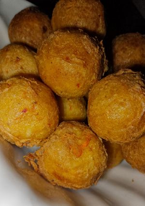 صورة لوصفة كرات اليام (Yam balls)..⭐