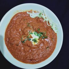 Gravy chaap A picture of Gravy chaap.