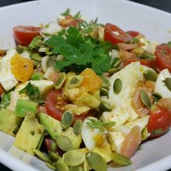 A picture of Quick and delish main-course salad.