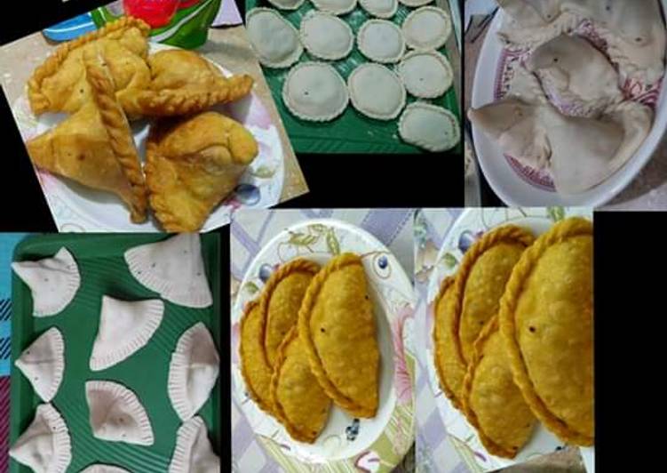 Recipe of Ultimate Aalu k Samosay in 3 different Shape