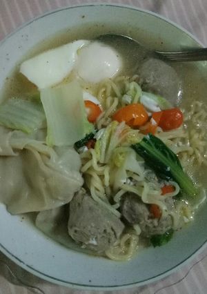 Foto resep Mie Rebus complete cabe rawit