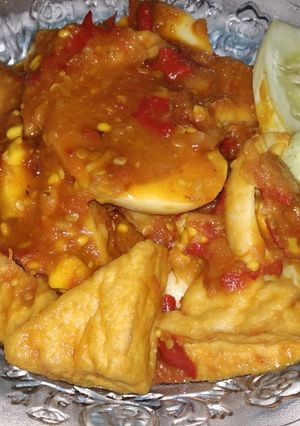 Foto resep Telor tahu balado